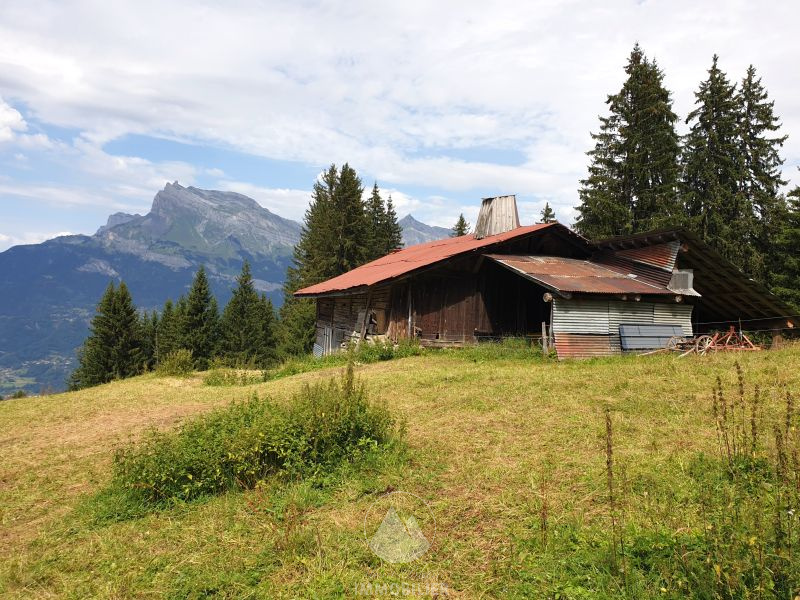 Photo of Alpine farm in the Saint-Gervais les Bains ski area