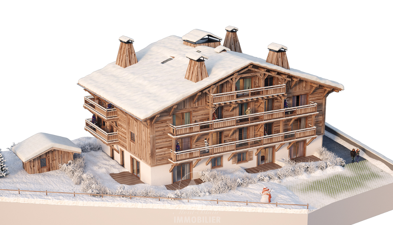 Apartment T3 / 4, 77.76 m2, delivered new December 2024 Accommodation in Megeve